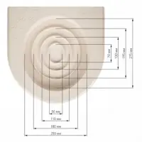 Туалет для приучения кошек к унитазу 39.2&times;38.7&times;3 см, белый