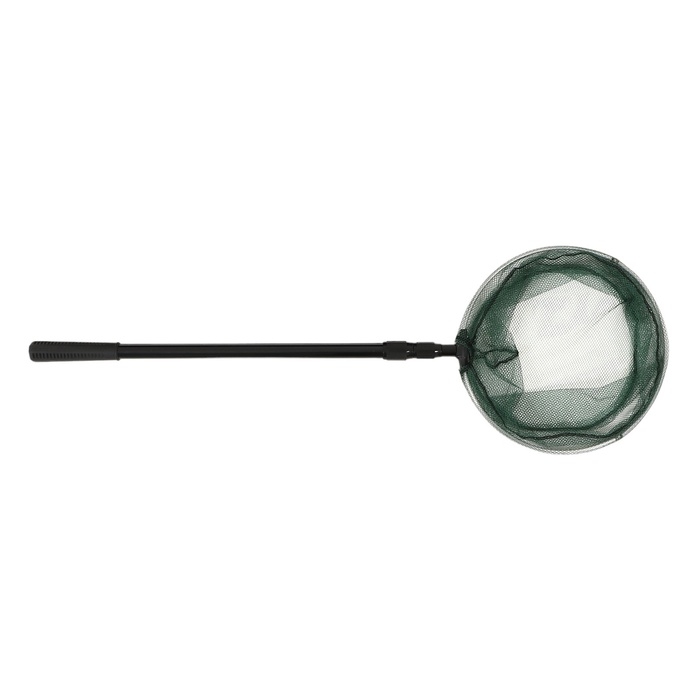 Подсачник складной телескопический П-03, усиленный, 250 см, круглый обод 35 см, капрон Подсачник складной телескопический П-03, усиленный, 250 см, круглый обод 35 см, капрон