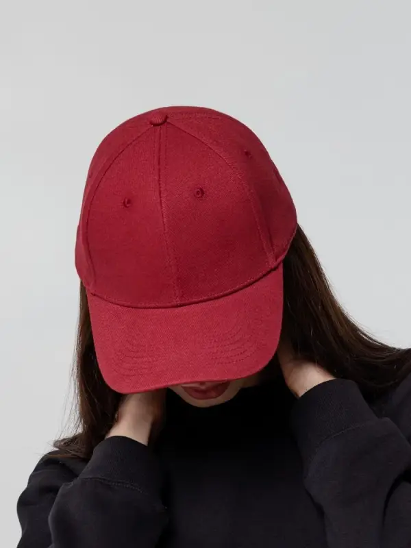 Бейсболка Hillside, бордовая Бейсболка Hillside, бордовая