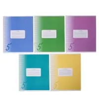 Тетрадь 24 листа в линию Calligrata &laquo;Пятёрка&raquo;, обложка мелованный картон, ВД-лак, блок офсет, белизна 95%, МИКС