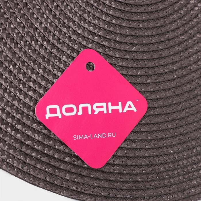 Салфетка сервировочная на стол Доляна «Лофт», d=38 см, цвет коричневый Салфетка сервировочная на стол Доляна «Лофт», d=38 см, цвет коричневый