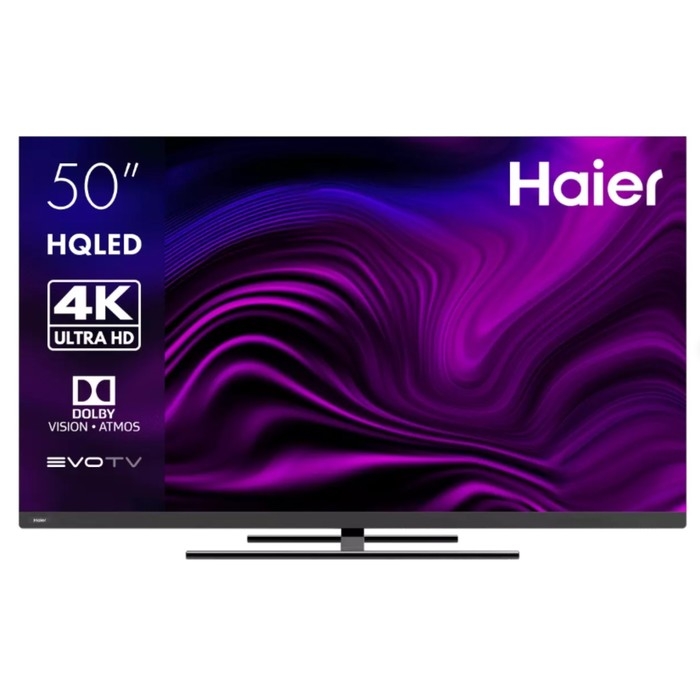 Телевизор Haier SMART TV АХ Рго, 50 Телевизор Haier SMART TV АХ Рго, 50", 3840x2160,DVB-T2/C/S2,HDMI 4, USB 2, Smart TV, чёрный