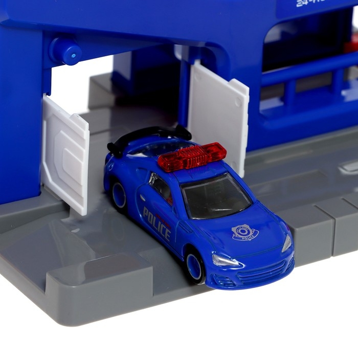 Парковка «Полицейский участок», с машинкой в комплекте, МИКС Парковка «Полицейский участок», с машинкой в комплекте, МИКС