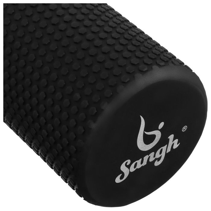 Ролик массажный Sangh, 90х15 см, цвет чёрный Ролик массажный Sangh, 90х15 см, цвет чёрный