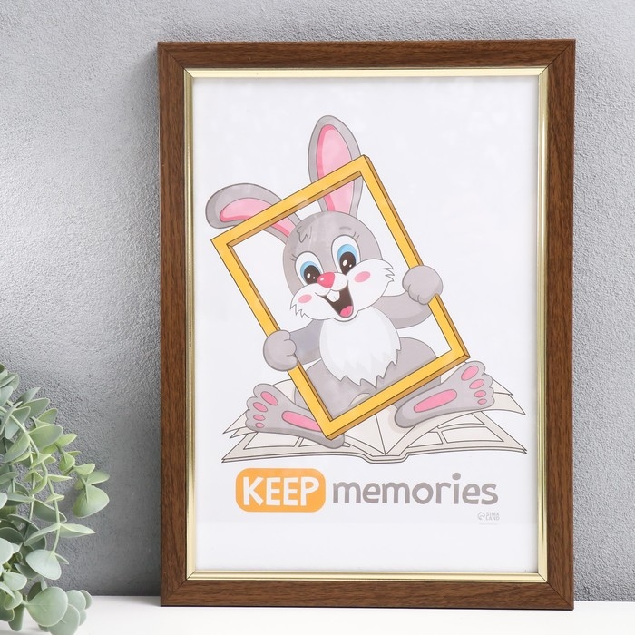 Фоторамка пластик Фоторамка пластик "Плаза" 21х30 см (стекло), 2014-86