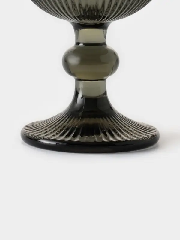 Бокал для вина Magistro &laquo;Грани&raquo;, 250 мл, 8&times;14.5 см, стекло, графитовый