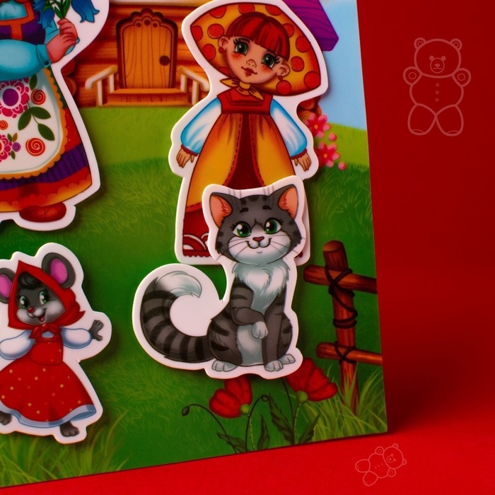 Игра на липучках «Театр по мотивам русской народной сказки «Репка» Игра на липучках «Театр по мотивам русской народной сказки «Репка»