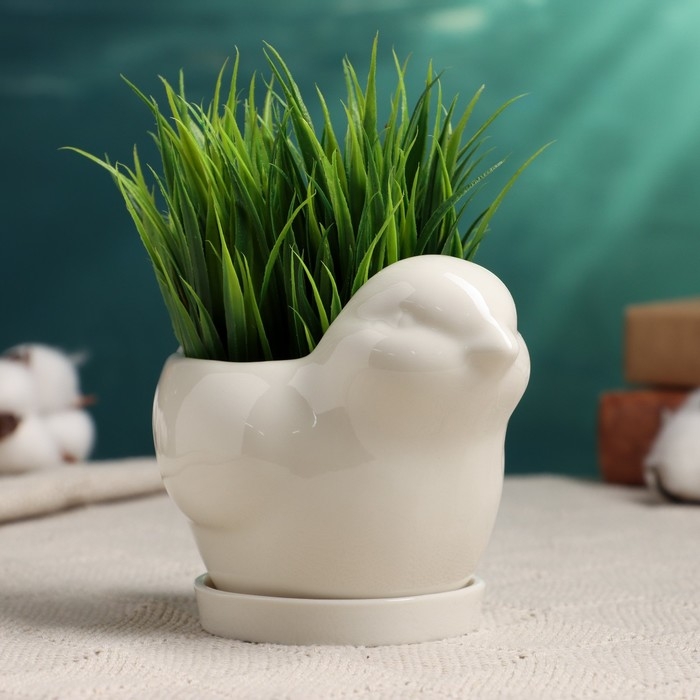 Горшок  Горшок "Птичка" 12х8,5см