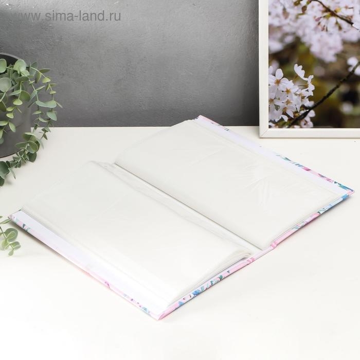 Фотоальбом на 300 фото 10х15 см Фотоальбом на 300 фото 10х15 см "Бабочки и цветы" 33,5х17,5 см