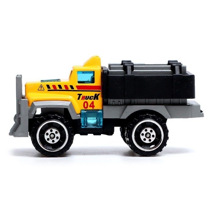 Набор металлических машин «Строительная техника», 6 штук, масштаб 1:64 Набор металлических машин «Строительная техника», 6 штук, масштаб 1:64