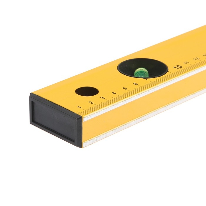 Уровень алюминиевый ТУНДРА, 3 глазка, линейка, 800 мм Уровень алюминиевый ТУНДРА, 3 глазка, линейка, 800 мм