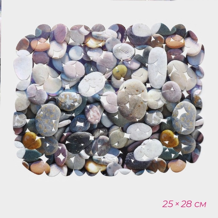 Решётка в раковину Доляна «Галька», 25×28 см Решётка в раковину Доляна «Галька», 25×28 см