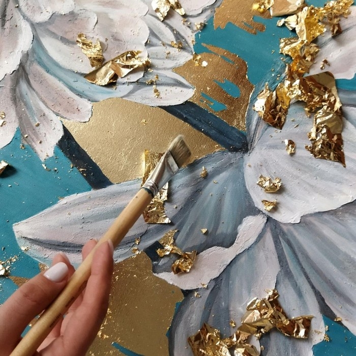 Картина по номерам с поталью, панно «На поднятых парусах» 13 цветов, 35 × 88 см Картина по номерам с поталью, панно «На поднятых парусах» 13 цветов, 35 × 88 см