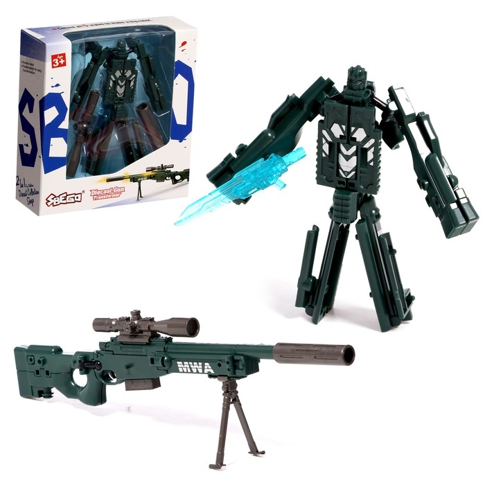 Робот «Снайперская винтовка», трансформируется, с металлическими элементами Робот «Снайперская винтовка», трансформируется, с металлическими элементами