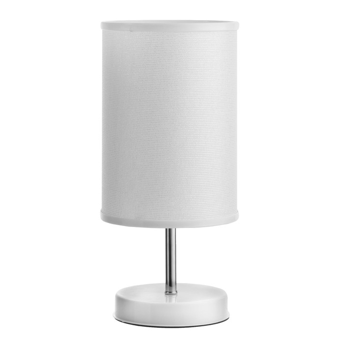Лампа настольная "Авейро" 1х40Вт Е27 белый 14х14х30 см.
