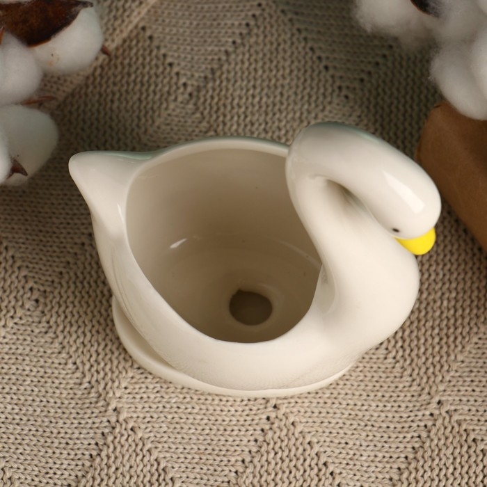 Горшок Горшок "Лебедь" 15х7,5х11см