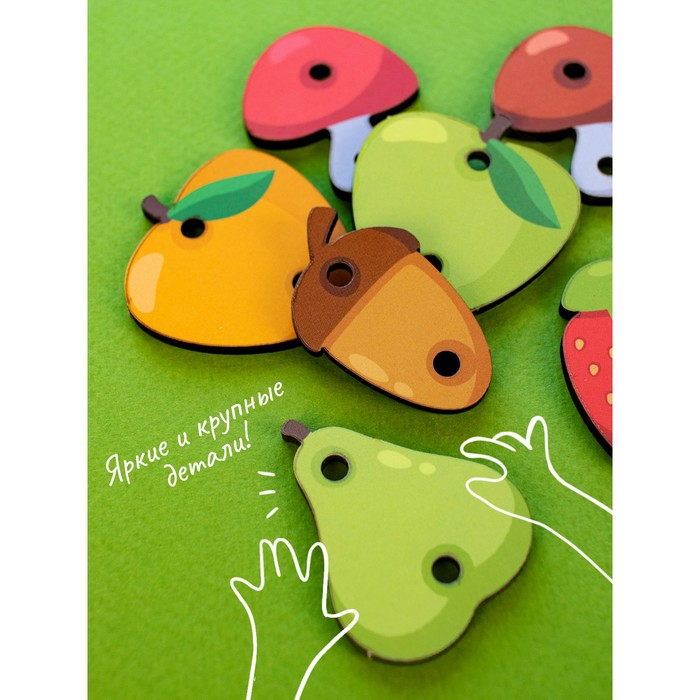 Шнуровка  Шнуровка "Ёжик на полянке"