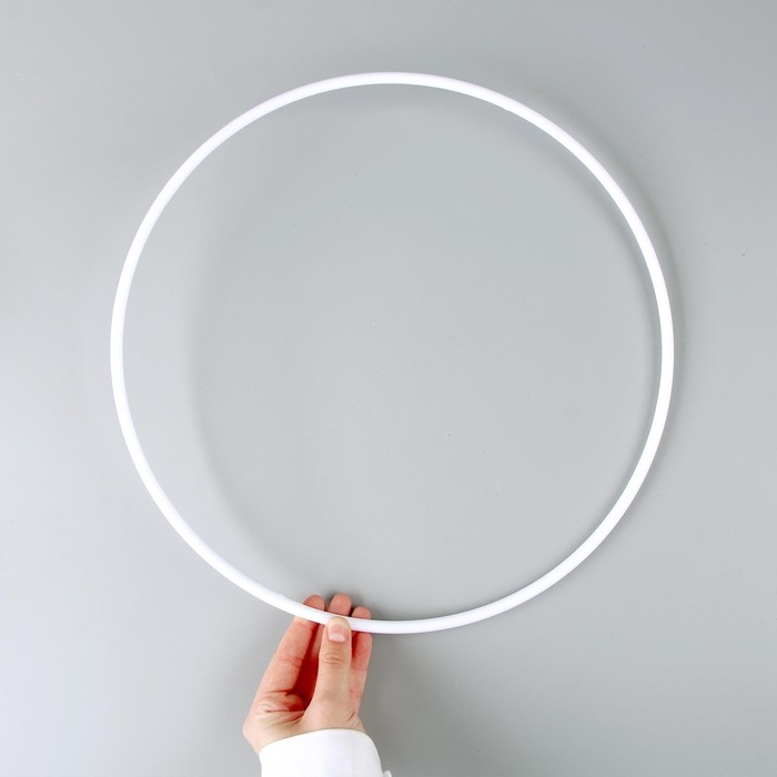 Основа для изготовления ловца снов «Кольцо», цвет белый Основа для изготовления ловца снов «Кольцо», цвет белый