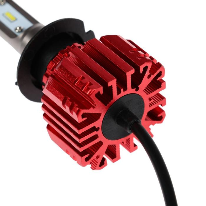 Автолампа светодиодная Н7, 72 Вт, 5000 Лм, 6500 К, IP65, набор 2 шт Автолампа светодиодная Н7, 72 Вт, 5000 Лм, 6500 К, IP65, набор 2 шт