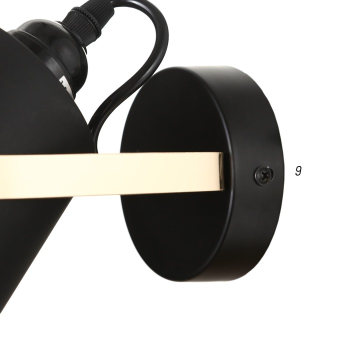 Светильник Конт 1х25Вт Е27 черный 15х12х22см Светильник Конт 1х25Вт Е27 черный 15х12х22см