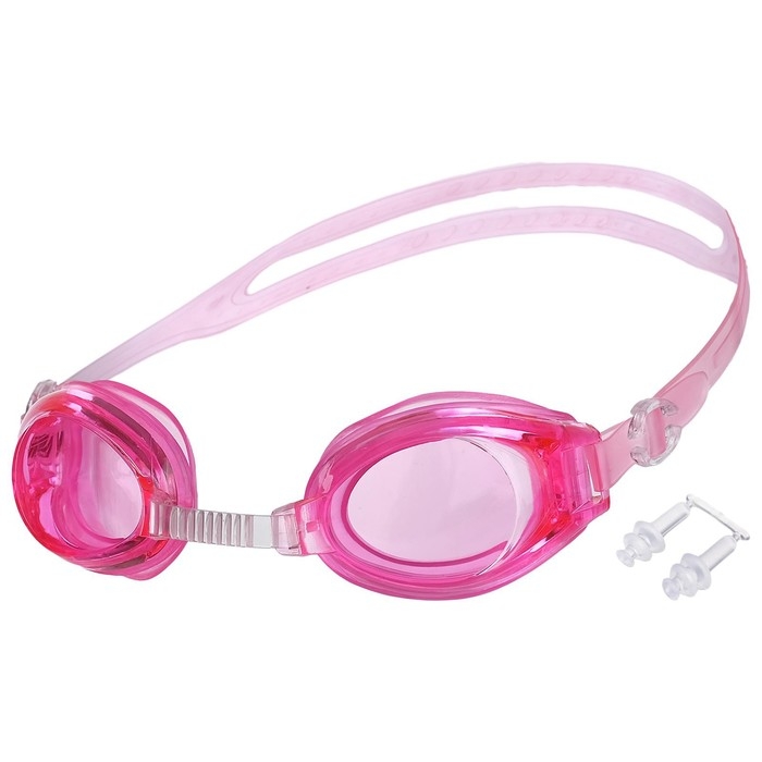 Очки для плавания ONLYTOP, беруши, цвета МИКС Очки для плавания ONLYTOP, беруши, цвета МИКС