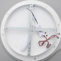 Люстра с ПДУ 1504/2 LED 166Вт 3000-6000К диммер белый 50х50х6 см BayerLux
