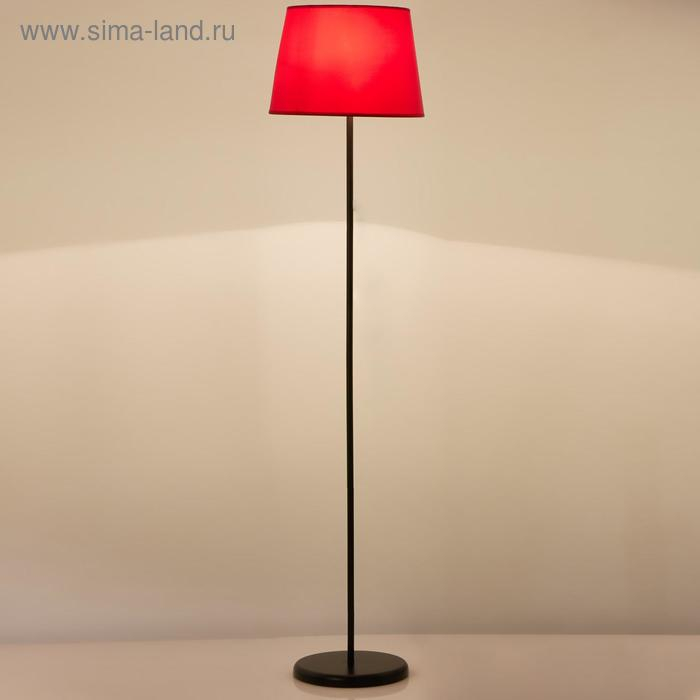 Торшер 2601 1х15Вт Е27 черный/красный