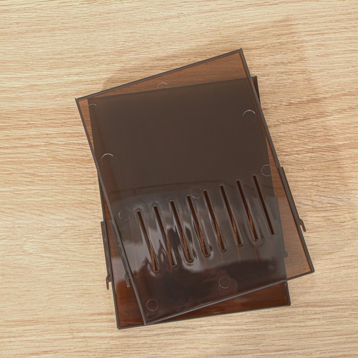 Контейнер для хранения без крышки OPTIMA, 10.6 л, 16.8×30.5×24.2 см, цвет коричневый