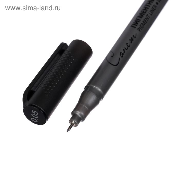 Ручка капиллярная для черчения ЗХК Ручка капиллярная для черчения ЗХК "Сонет" линер 0.05 мм, чёрный, 2341643