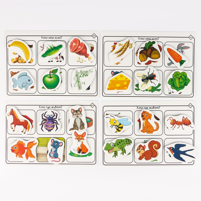 Набор развивающих игр на липучках «Я изучаю мир» Набор развивающих игр на липучках «Я изучаю мир»
