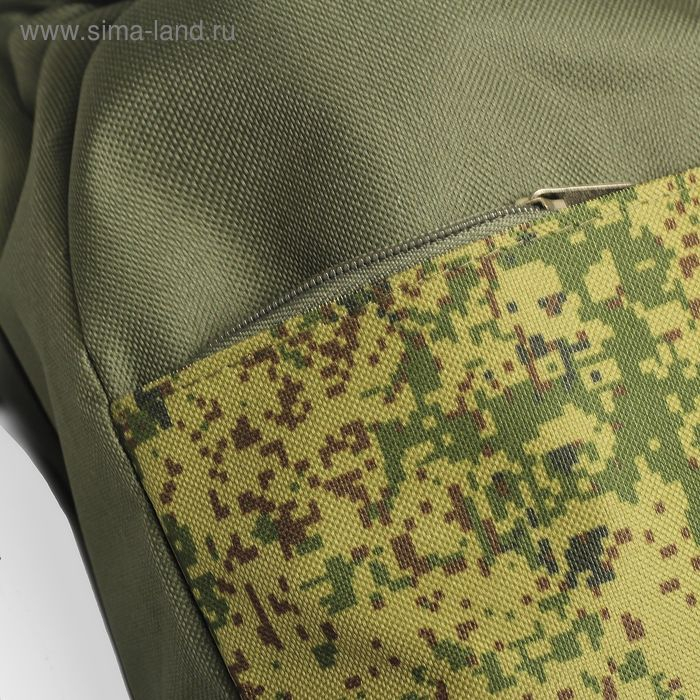 Мешок для обуви на шнурке, «ЗФТС», наружный карман, цвет хаки/камуфляж Мешок для обуви на шнурке, «ЗФТС», наружный карман, цвет хаки/камуфляж