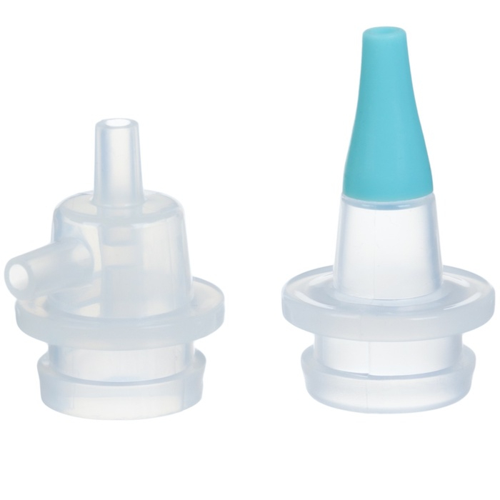 Детский назальный аспиратор с 2-мя сменными насадками, в контейнере, цвет голубой Детский назальный аспиратор с 2-мя сменными насадками, в контейнере, цвет голубой