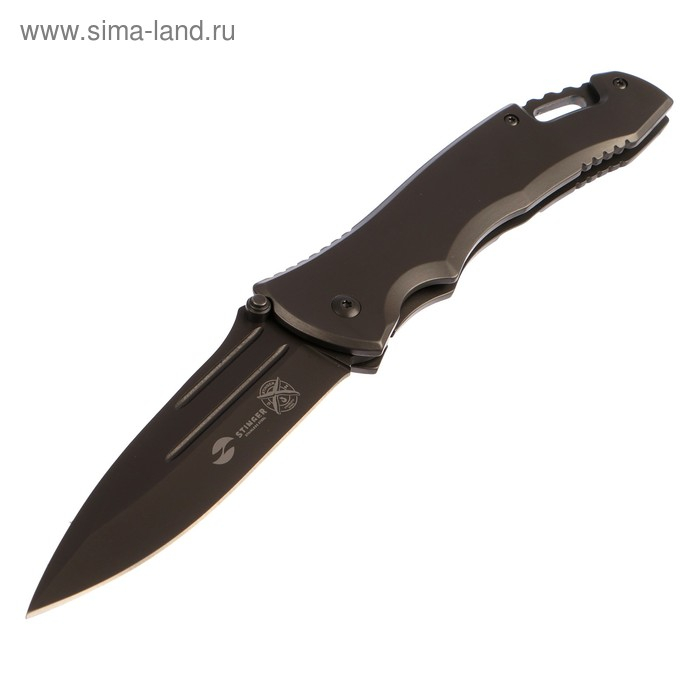 Складной нож Stinger с клипом, 133 мм, рукоять: нержавеющая сталь, подарочный бокс Складной нож Stinger с клипом, 133 мм, рукоять: нержавеющая сталь, подарочный бокс