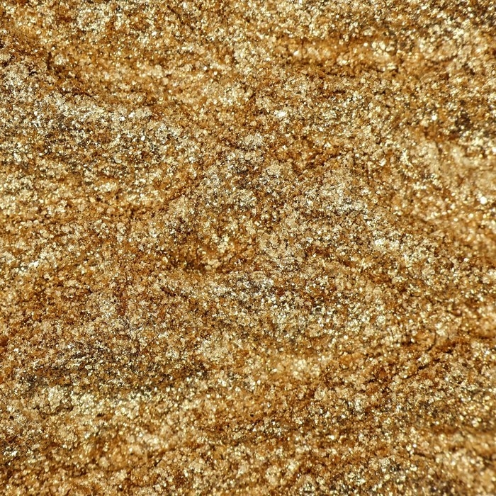 Глиттер кандурин  Глиттер кандурин "Сверкающее светлое золото", фракция 60-300 µm, 5 г