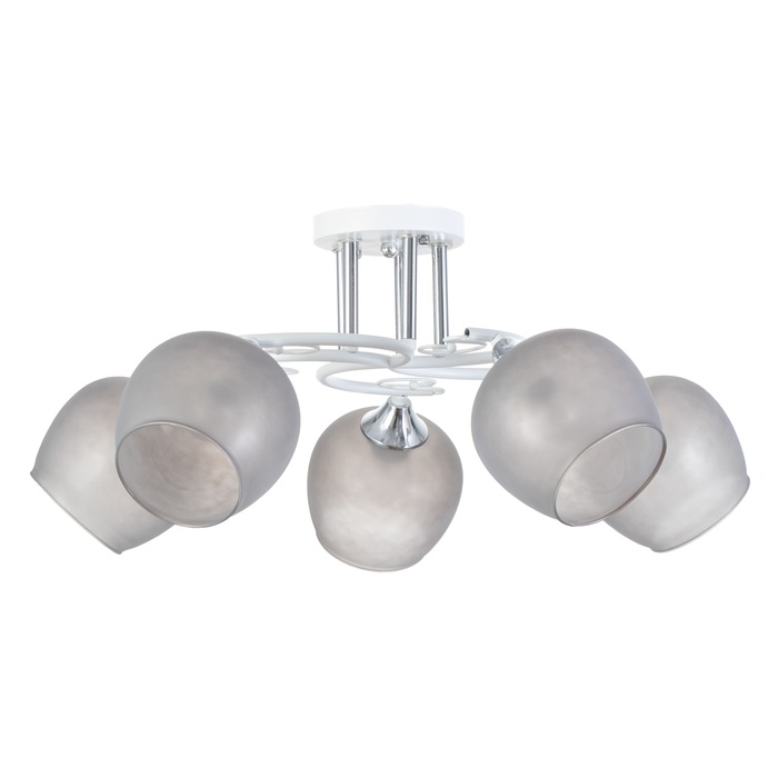 Люстра Люстра "Либи" 5х60Вт Е27 Белый 60х60х24см