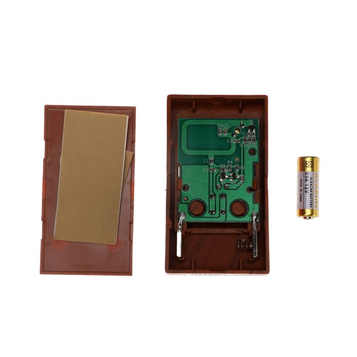 Звонок Luazon LZDV-17, беспроводной, 2хAA (не в комплекте), LR23A, темное дерево Звонок Luazon LZDV-17, беспроводной, 2хAA (не в комплекте), LR23A, темное дерево