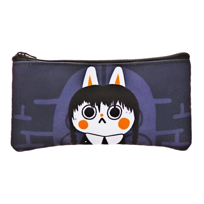 Пенал мягкий 1 отделение, 110х210, плоский, универсальный, чёрный, Seventeen Пенал мягкий 1 отделение, 110х210, плоский, универсальный, чёрный, Seventeen