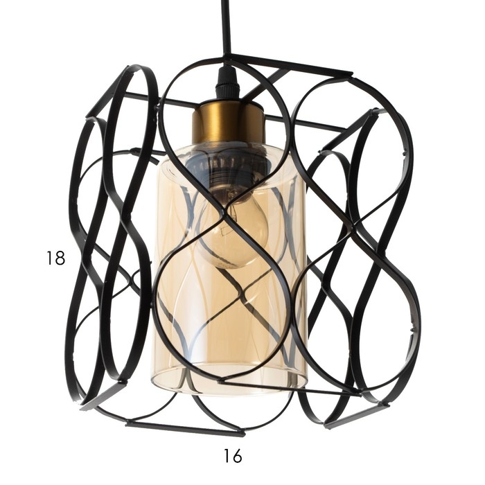 Светильник BayerLux 2086/1BK E27 40Вт черный 13х13х100 см Светильник BayerLux 2086/1BK E27 40Вт черный 13х13х100 см