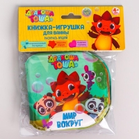 Книжка для игры в ванной Дракоша Тоша «Мир вокруг» водная раскраска