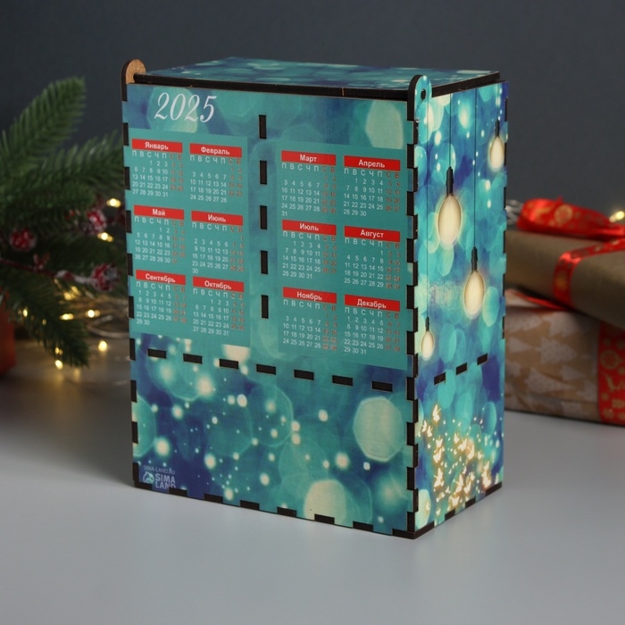 Новогодний чайный домик Новогодний чайный домик "Волшебного НГ" 20х15х8,5 см