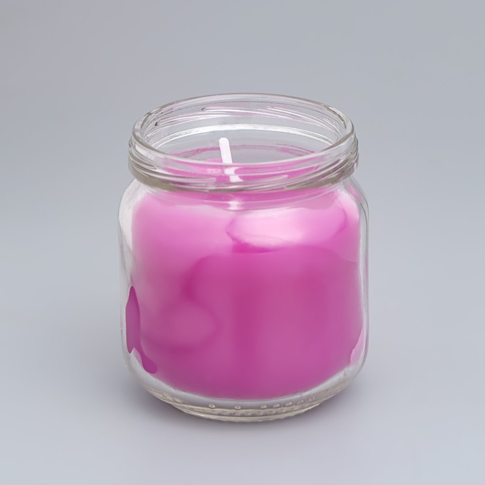 Свеча ароматическая в банке  Свеча ароматическая в банке "Горная лаванда"