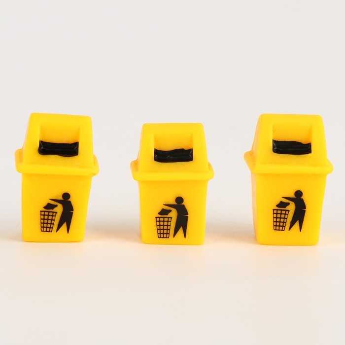 Миниатюра кукольная «Урна», набор 3 шт., размер 1 шт. — 1,5 × 3 × 1,3 см Миниатюра кукольная «Урна», набор 3 шт., размер 1 шт. — 1,5 × 3 × 1,3 см