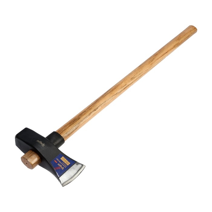 Колун-кувалда кованый ТУНДРА ПРОФИ, обратный всад, рукоятка из бука, с защитой, 3.6 кг Колун-кувалда кованый ТУНДРА ПРОФИ, обратный всад, рукоятка из бука, с защитой, 3.6 кг