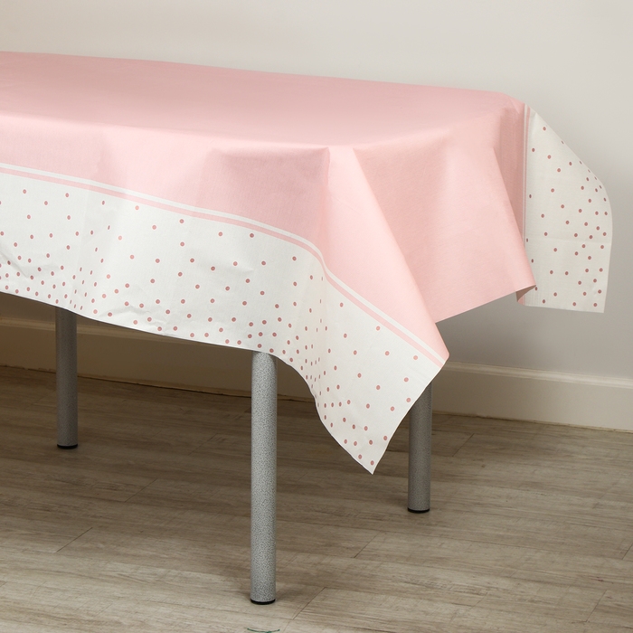 Скатерть «Конфетти», розовый цвет, 120х180 см Скатерть «Конфетти», розовый цвет, 120х180 см