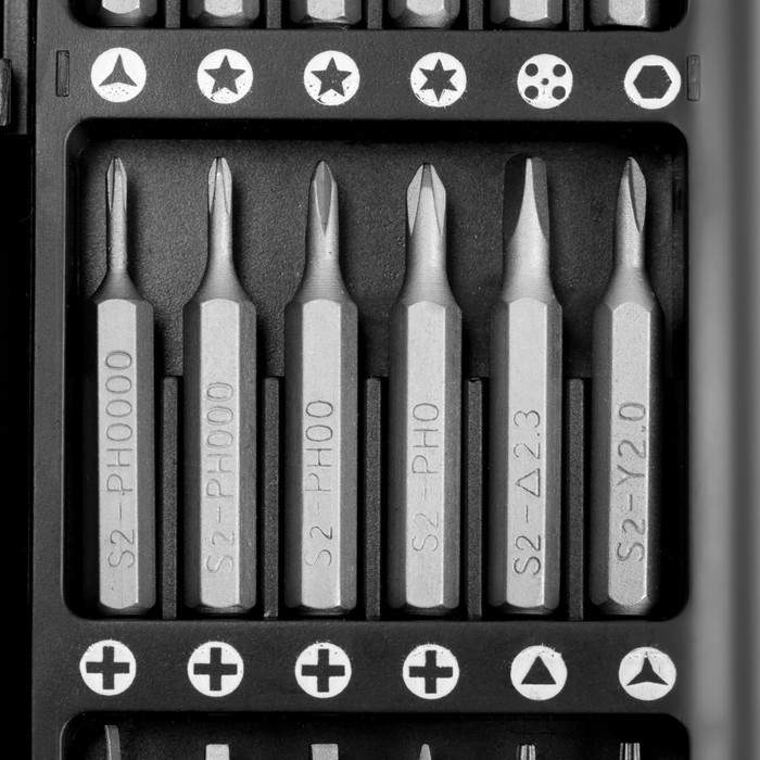 Набор для точных работ ТУНДРА, сталь S2, 25 предметов Набор для точных работ ТУНДРА, сталь S2, 25 предметов