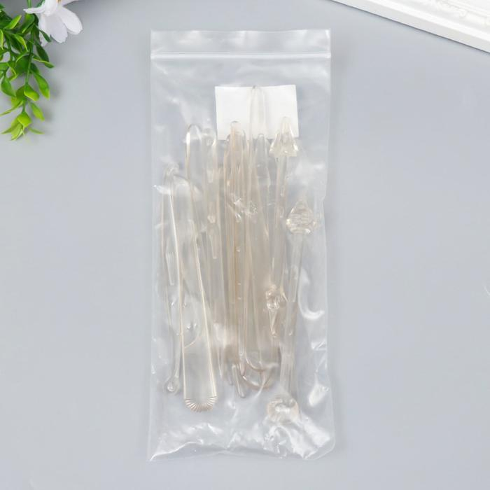 Инструмент для моделирования акрил набор 13 шт 16 см Инструмент для моделирования акрил набор 13 шт 16 см