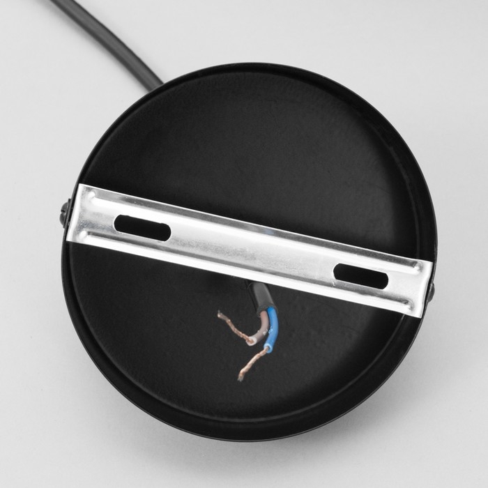 Люстра BayerLux Подвес BayerLux Люстра BayerLux Подвес BayerLux "Баркас" E27 1х40Вт черный 39х39х100 см