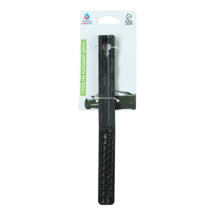 Щётка для автомобиля, 22 см, металлическая щетина, чёрный Щётка для автомобиля, 22 см, металлическая щетина, чёрный