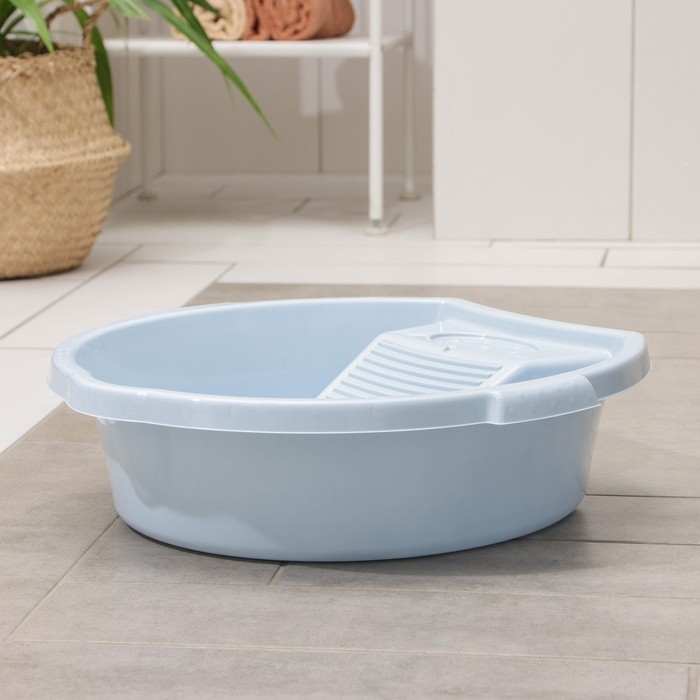 Таз круглый для стирки «Хозяюшка», 10 л, цвет МИКС Таз круглый для стирки «Хозяюшка», 10 л, цвет МИКС