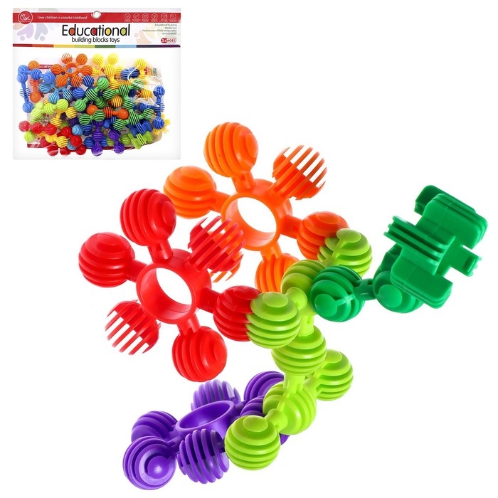 Конструктор обучающий «Молекулы», 34 детали Конструктор обучающий «Молекулы», 34 детали